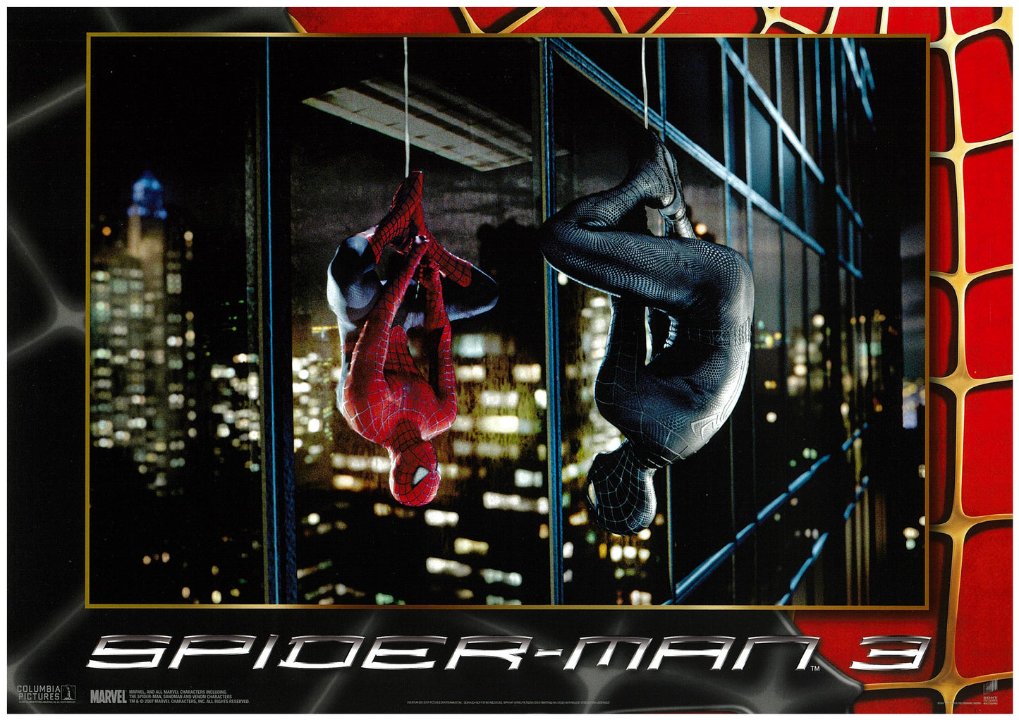 『スパイダーマン3』 映画 ロビーカード ドイツ オリジナル [4302]