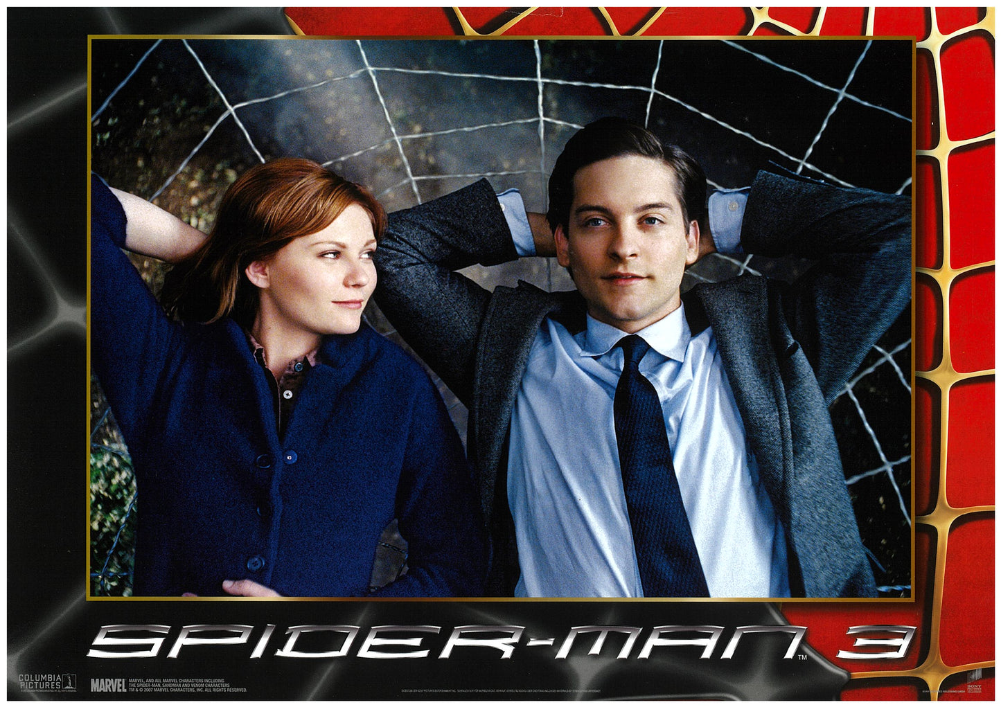 『スパイダーマン3』 映画 ロビーカード ドイツ オリジナル [4303]