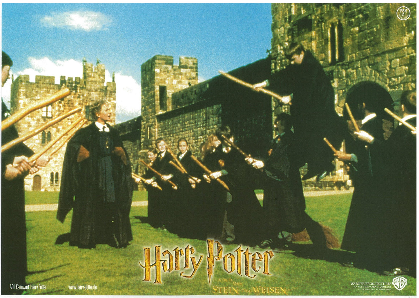 『ハリー・ポッターと賢者の石』 映画 ロビーカード ドイツ オリジナル [4307]