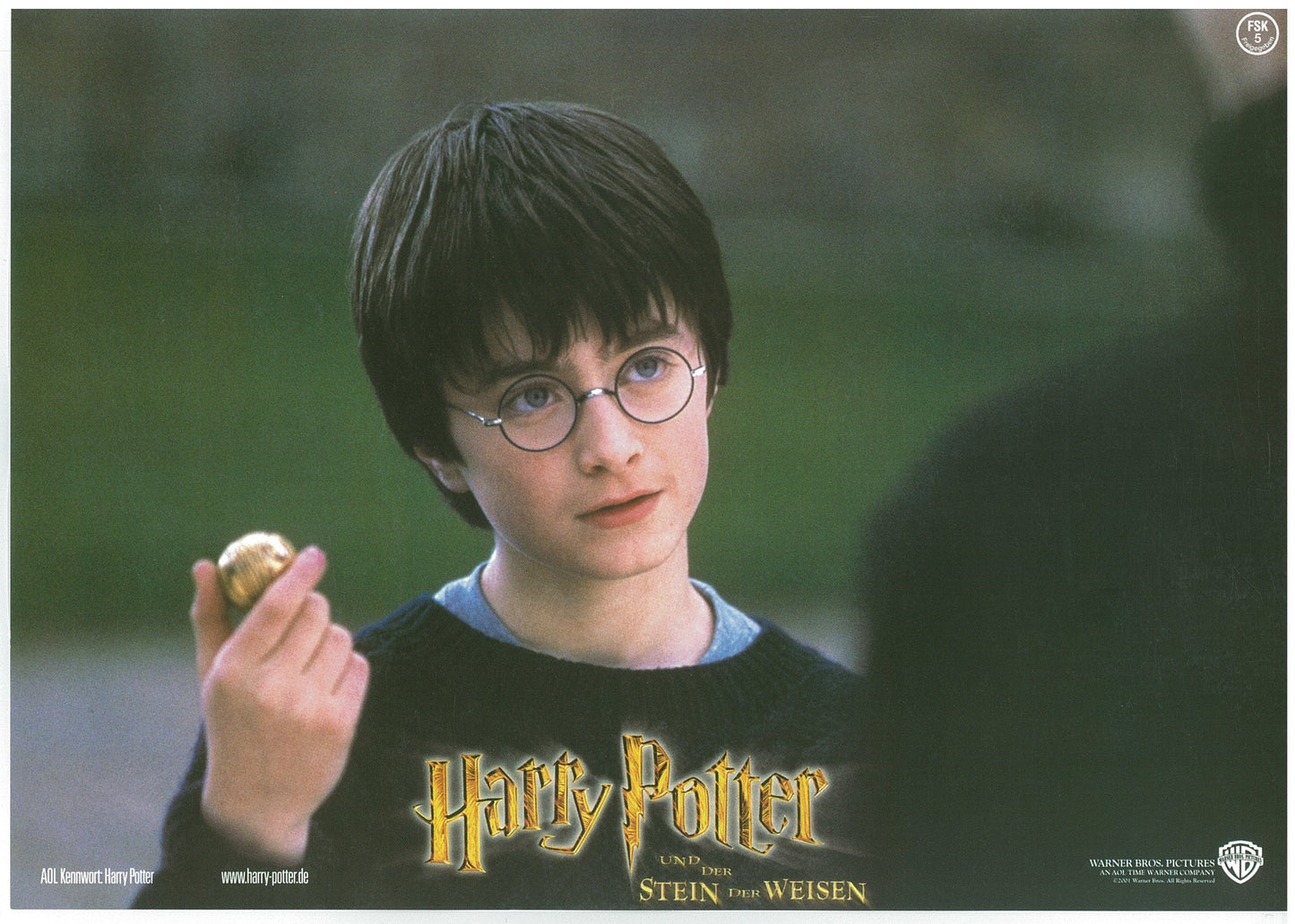 『ハリー・ポッターと賢者の石』 映画 ロビーカード ドイツ オリジナル [4311]