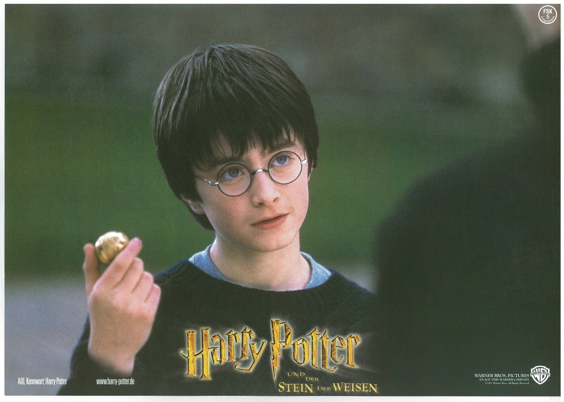 『ハリー・ポッターと賢者の石』 映画 ロビーカード ドイツ オリジナル [4311]