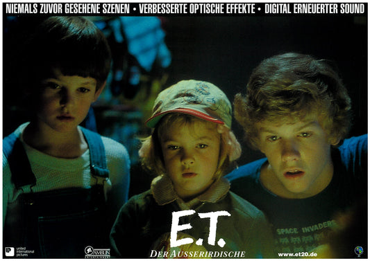 『E.T. 20周年記念上映』 映画 ロビーカード ドイツ オリジナル [4320]