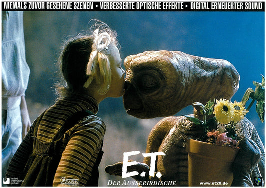 『E.T. 20周年記念上映』 映画 ロビーカード ドイツ オリジナル [4323]