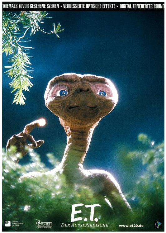 『E.T. 20周年記念上映』 映画 ロビーカード ドイツ オリジナル [4324]