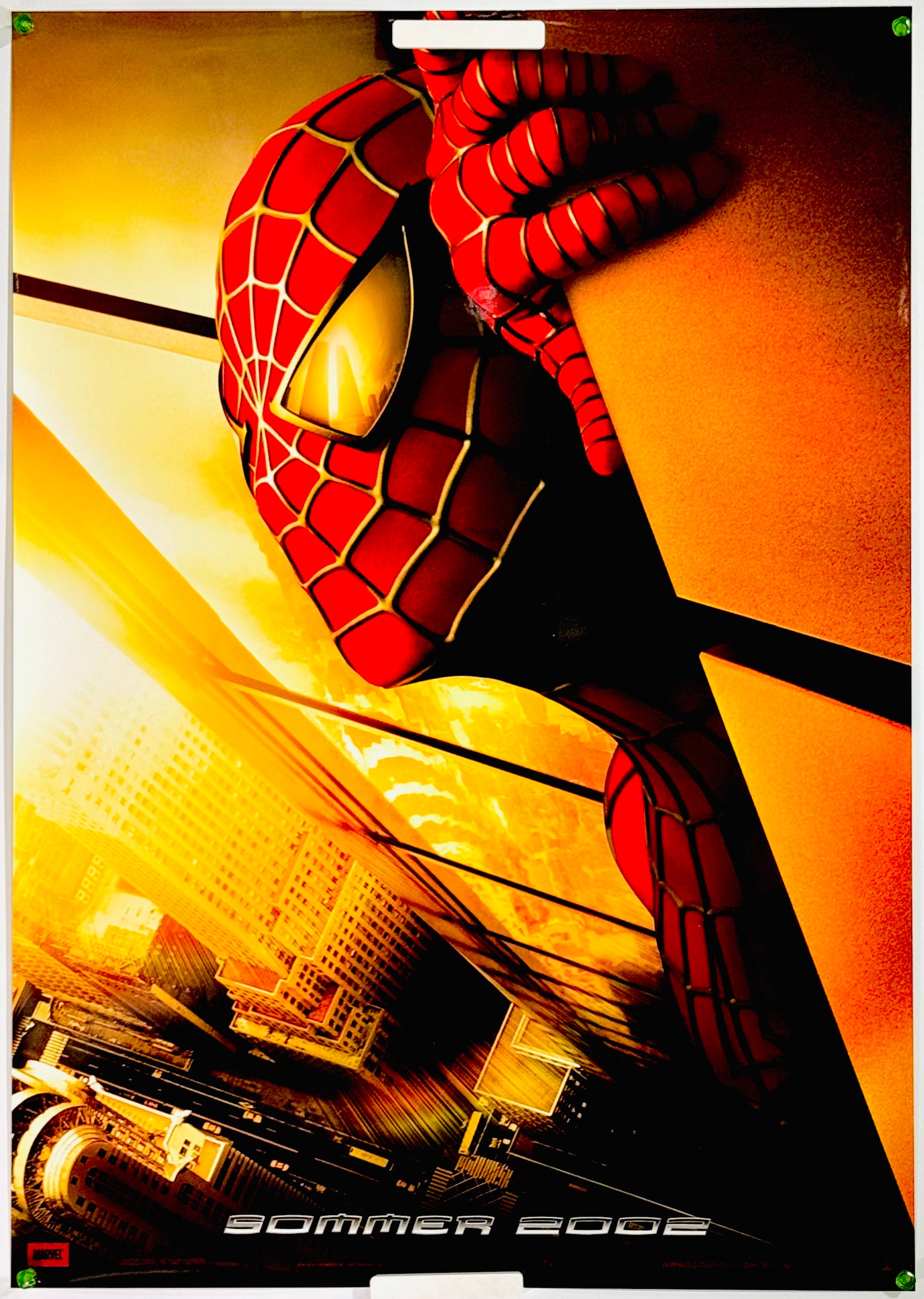 再値下げ❗️スパイダーマン　希少❣️アメリカ映画ポースター　　額縁付き 再値下げ❗️スパイダーマン 希少❣️アメリカ映画ポースター