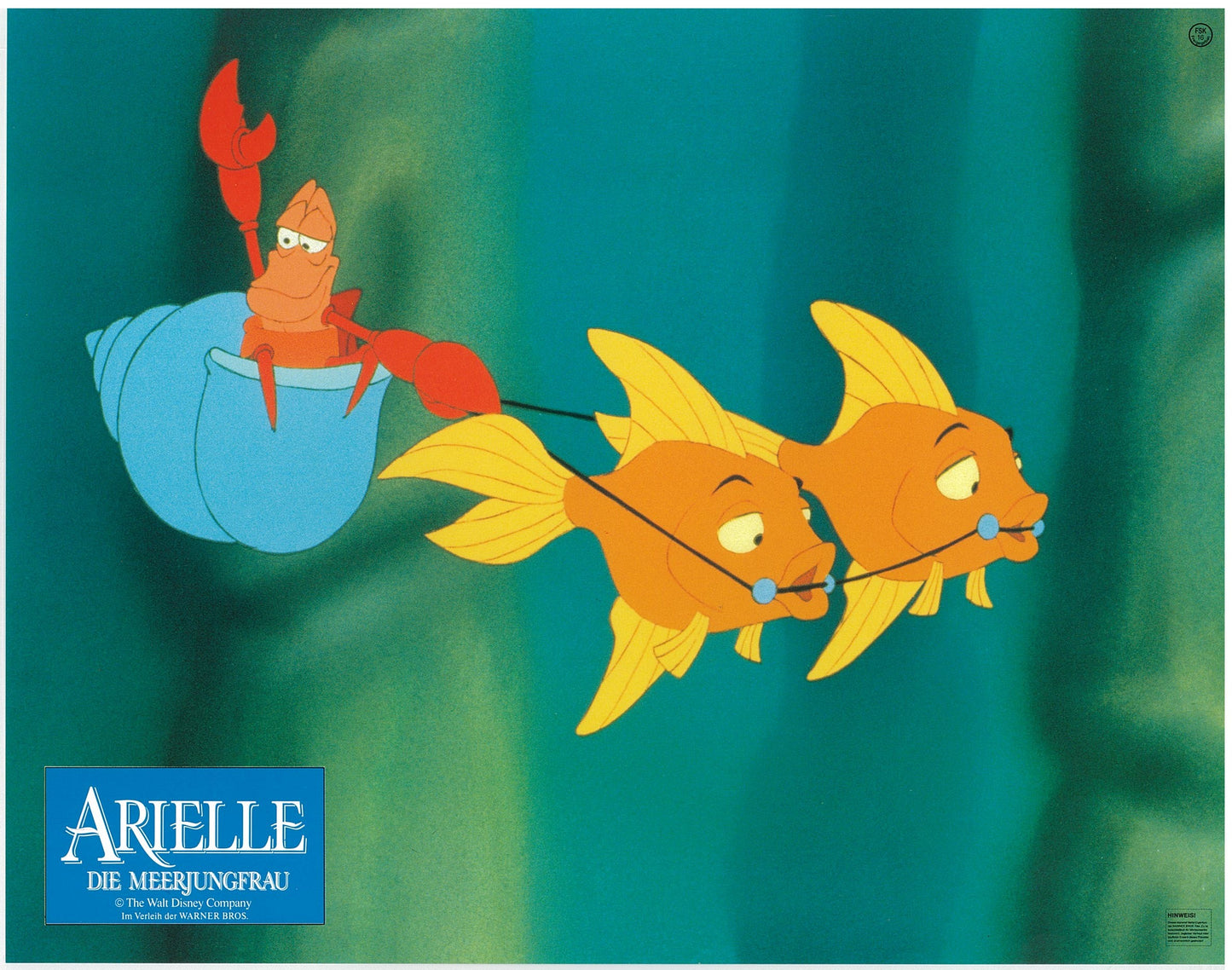 『リトル・マーメイド』 映画 ロビーカード ドイツ オリジナル [4354]