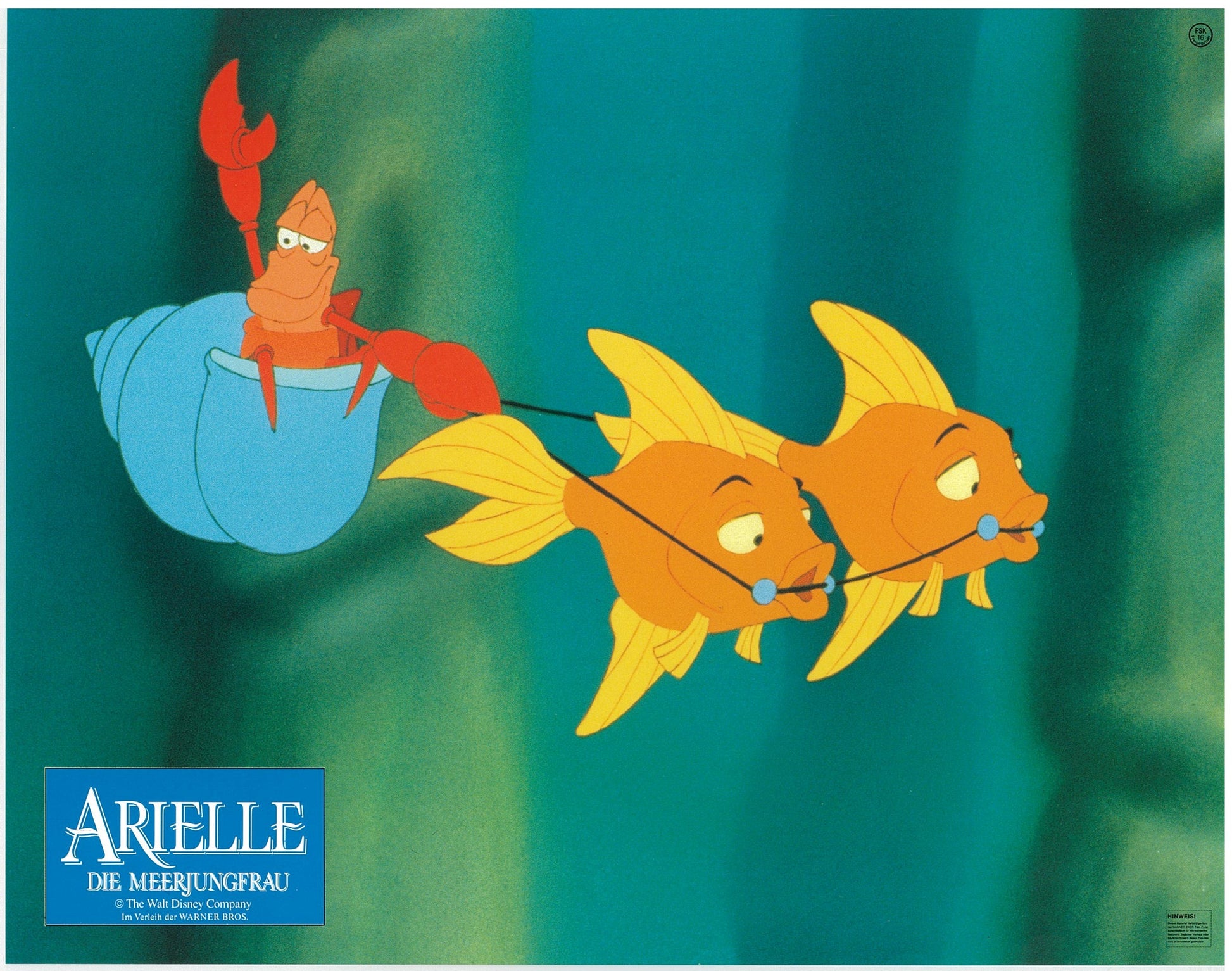 『リトル・マーメイド』 映画 ロビーカード ドイツ オリジナル [4354]
