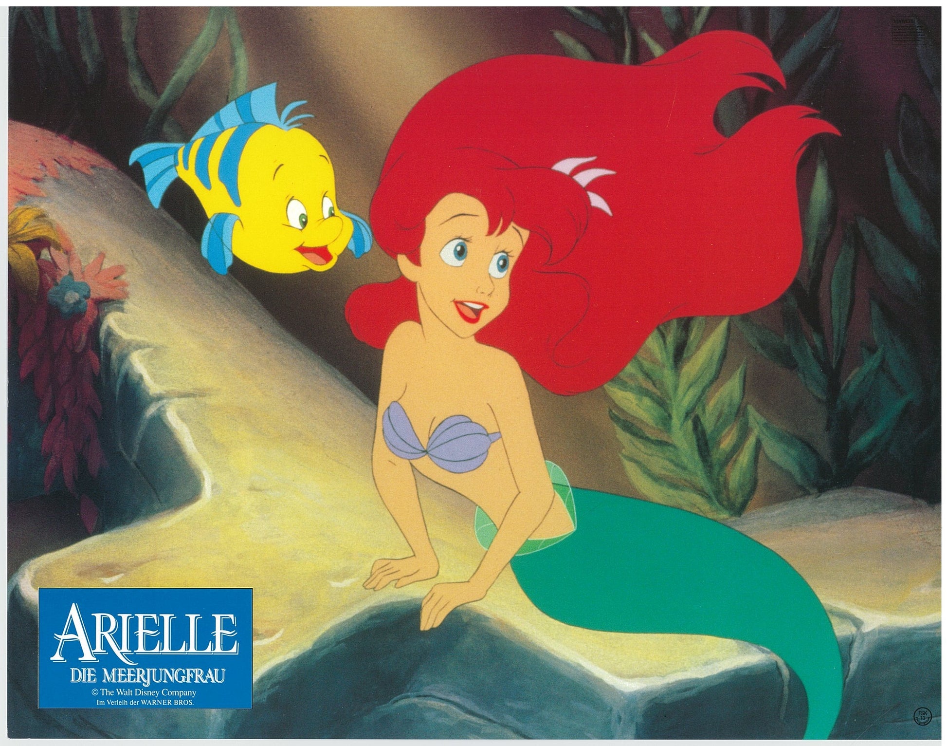 『リトル・マーメイド』 映画 ロビーカード ドイツ オリジナル [4355]