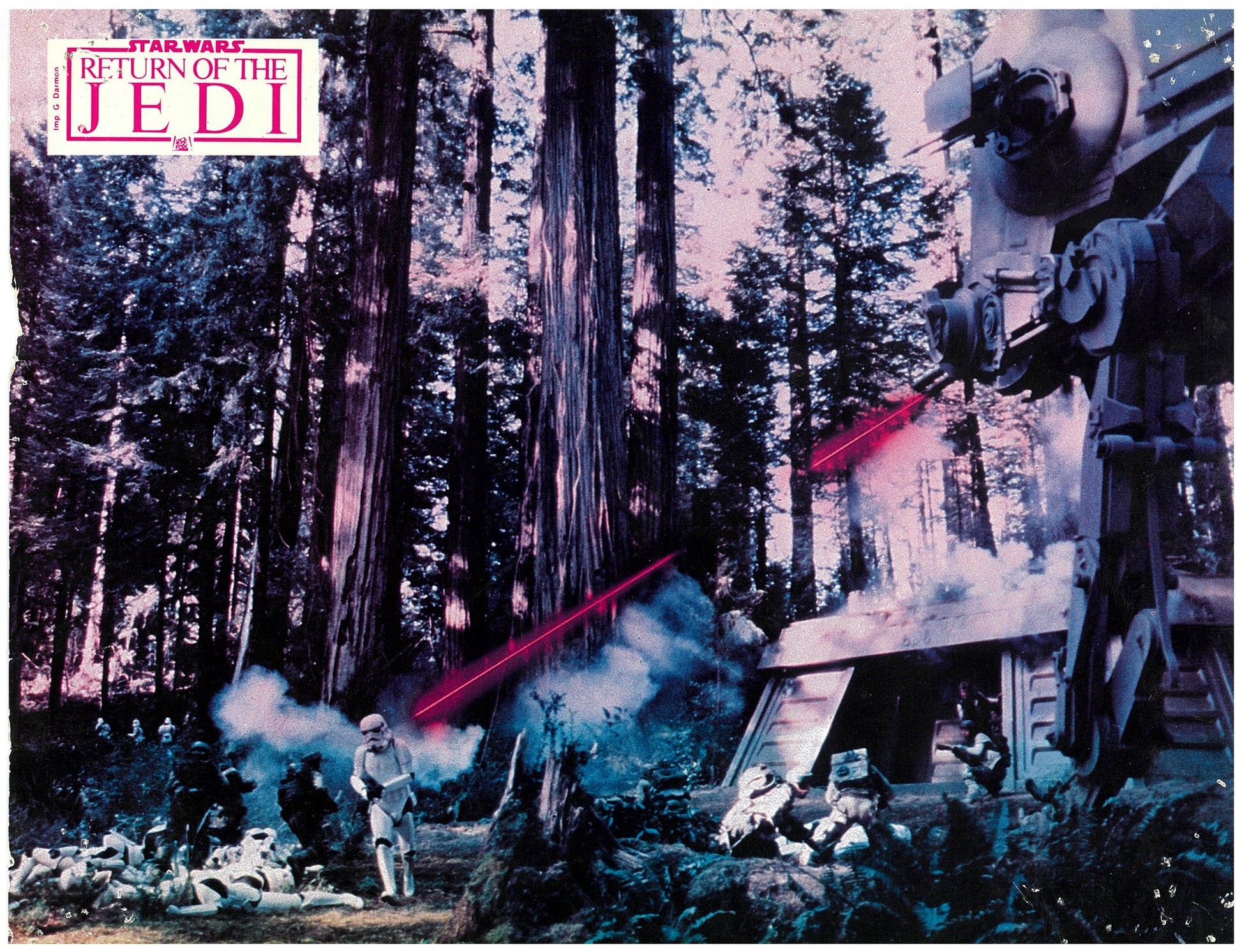 『スター・ウォーズ エピソード6 ジェダイの復讐』 映画 ロビーカード フランス オリジナル [4358]_1