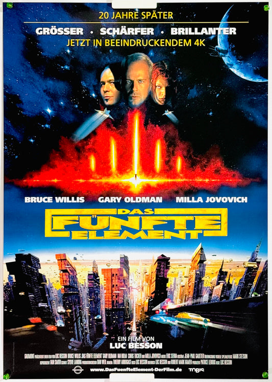 『フィフス・エレメント 20周年記念上映』 映画 ポスター ドイツ オリジナル [4379]