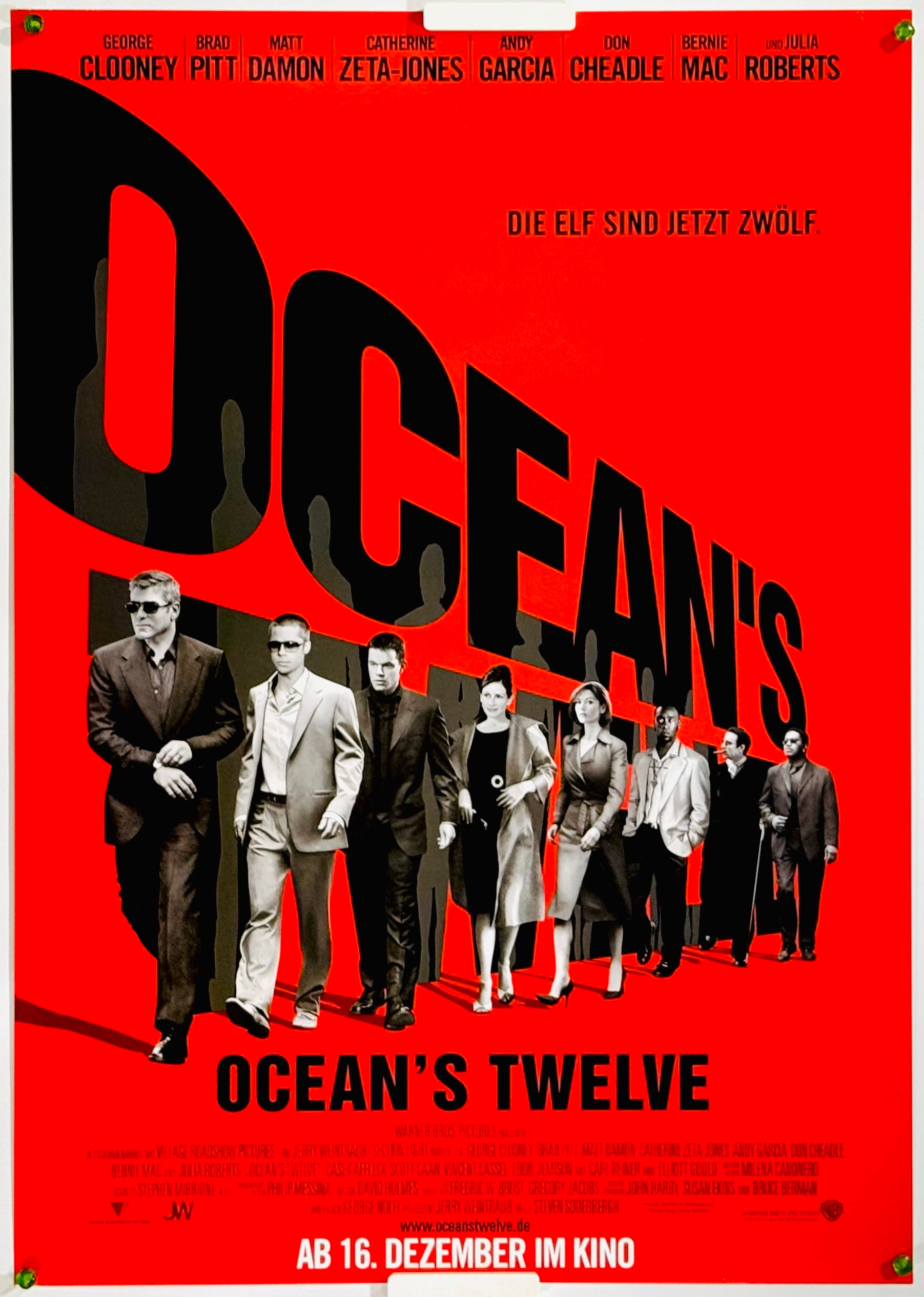 オーシャンズ12』 洋画 ドイツ - 海外版映画ポスター専門店 - – Fine
