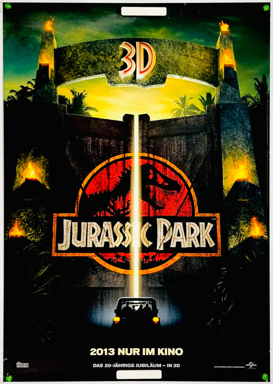 『ジュラシック・パーク 3D』 映画 ポスター ドイツ オリジナル [4457]