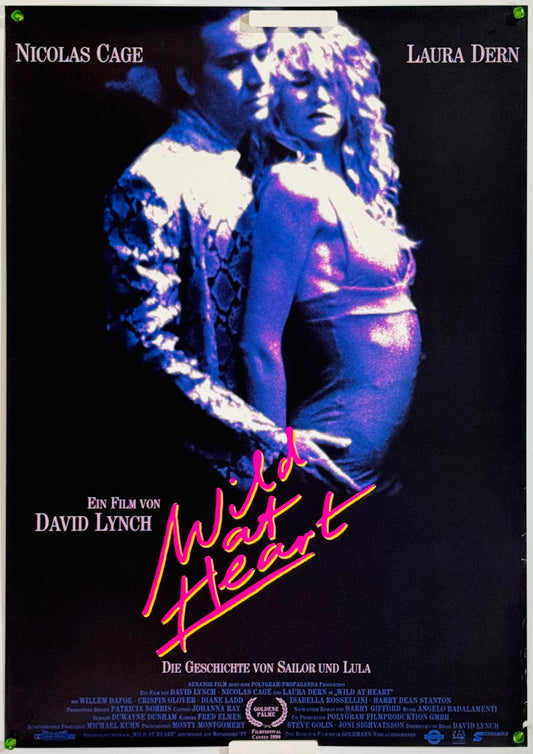 『ワイルド・アット・ハート』 映画 ポスター ドイツ オリジナル [4471]