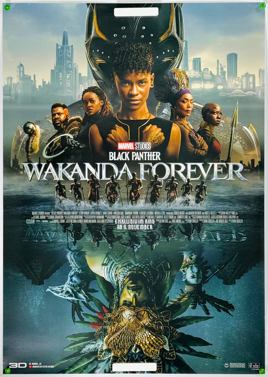 『ブラックパンサー ワカンダ・フォーエバー』 映画 ポスター ドイツ オリジナル [4500]