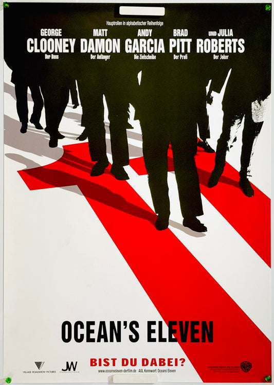『オーシャンズ11』 映画 ポスター ドイツ オリジナル [4521]