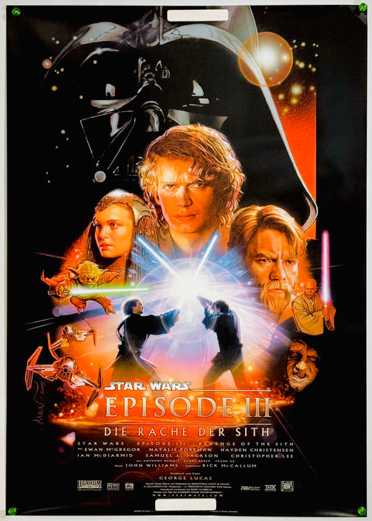『スター・ウォーズ エピソード3/シスの復讐』 映画 ポスター ドイツ オリジナル [4522]