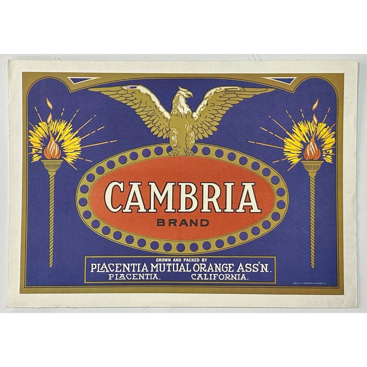 『Cambria Brand』 広告 ラベル  オリジナル [45]