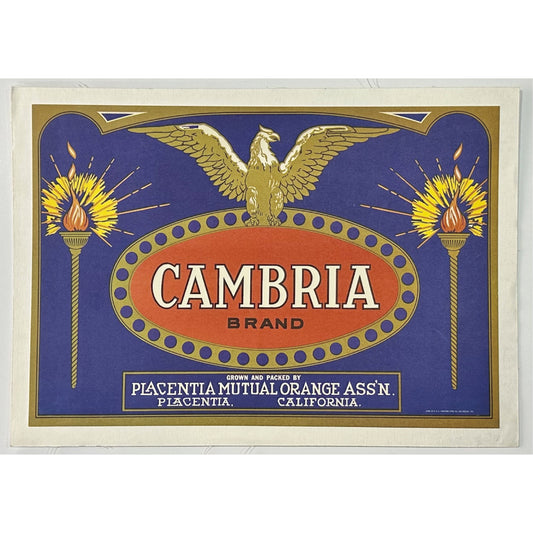 『Cambria Brand』 広告 ラベル  オリジナル [45]