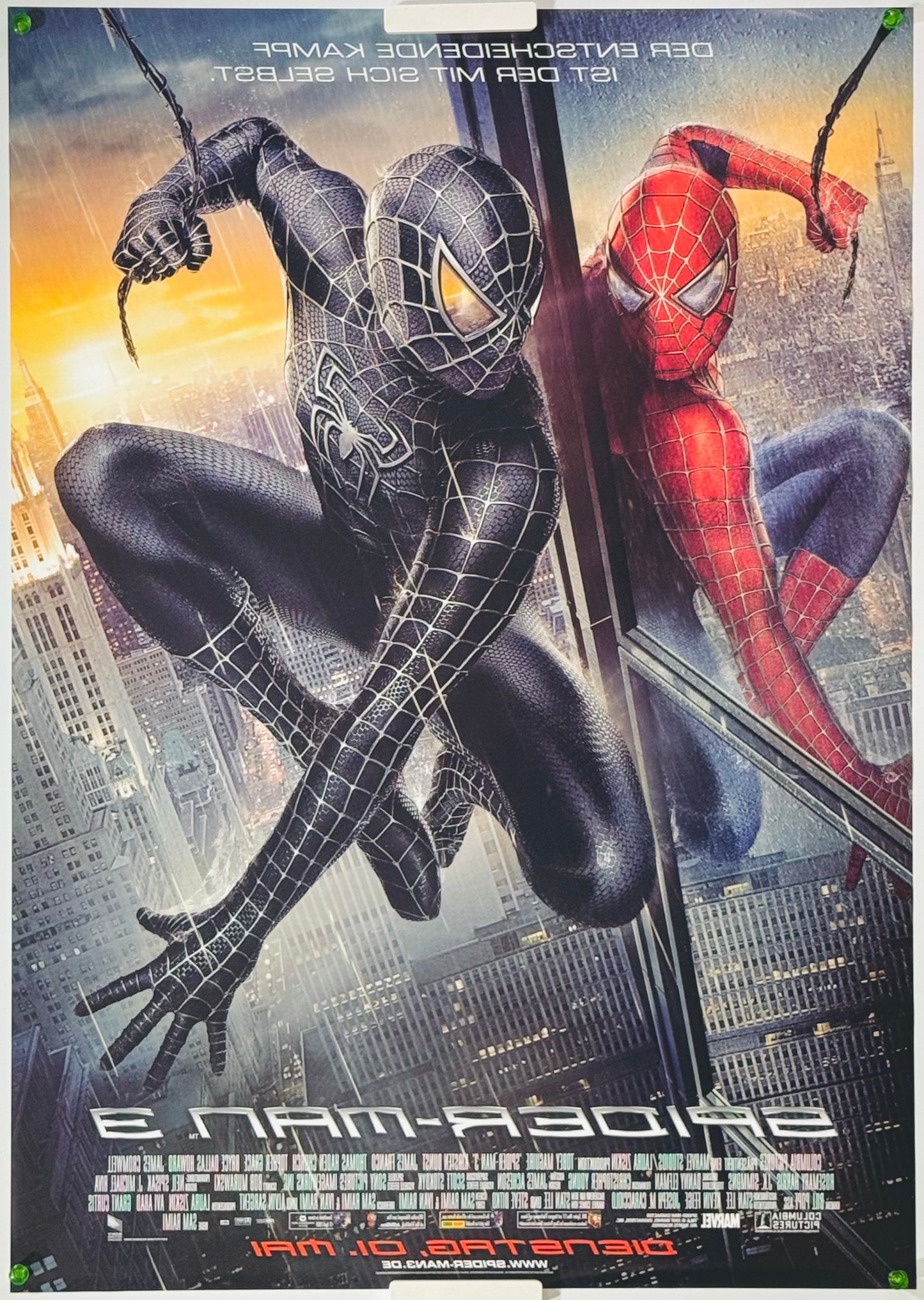 『スパイダーマン3』 映画 ポスター ドイツ オリジナル [4624]