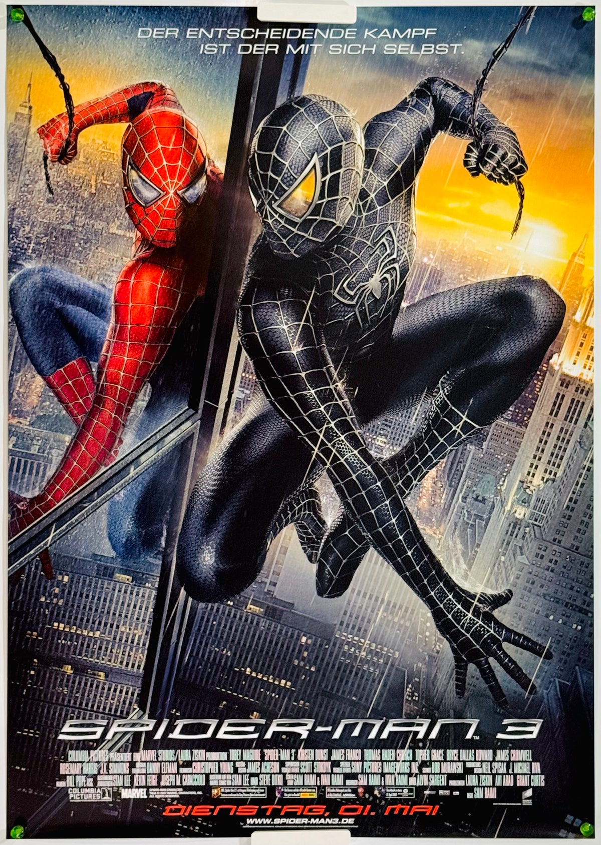スパイダーマン3』 洋画 ドイツ - 海外版映画ポスター専門店 - – Fine 