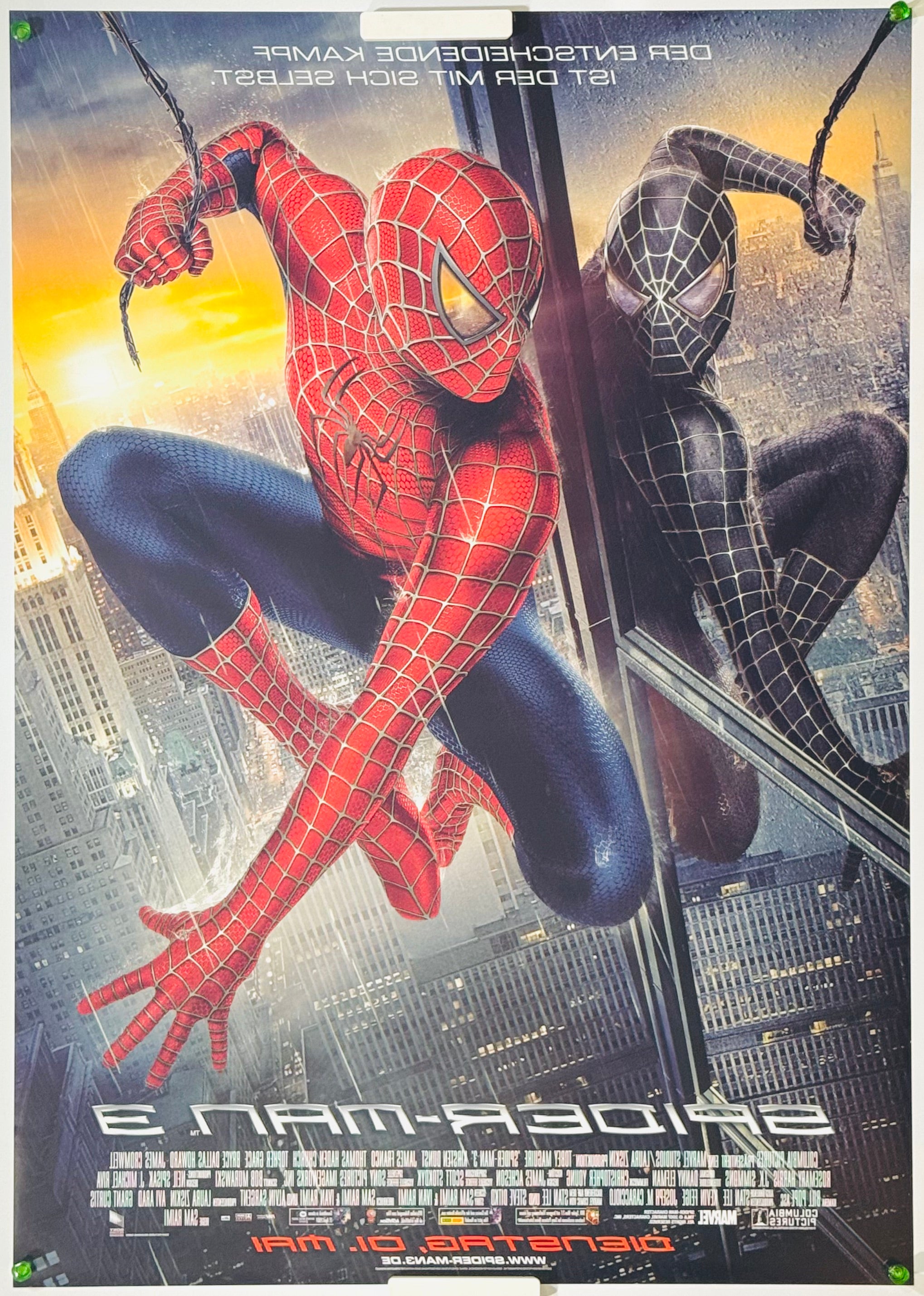 スパイダーマン3 ポスター スパイダーマン3』 洋画 ドイツ - 海外版映画ポスター専門店 - – Fine