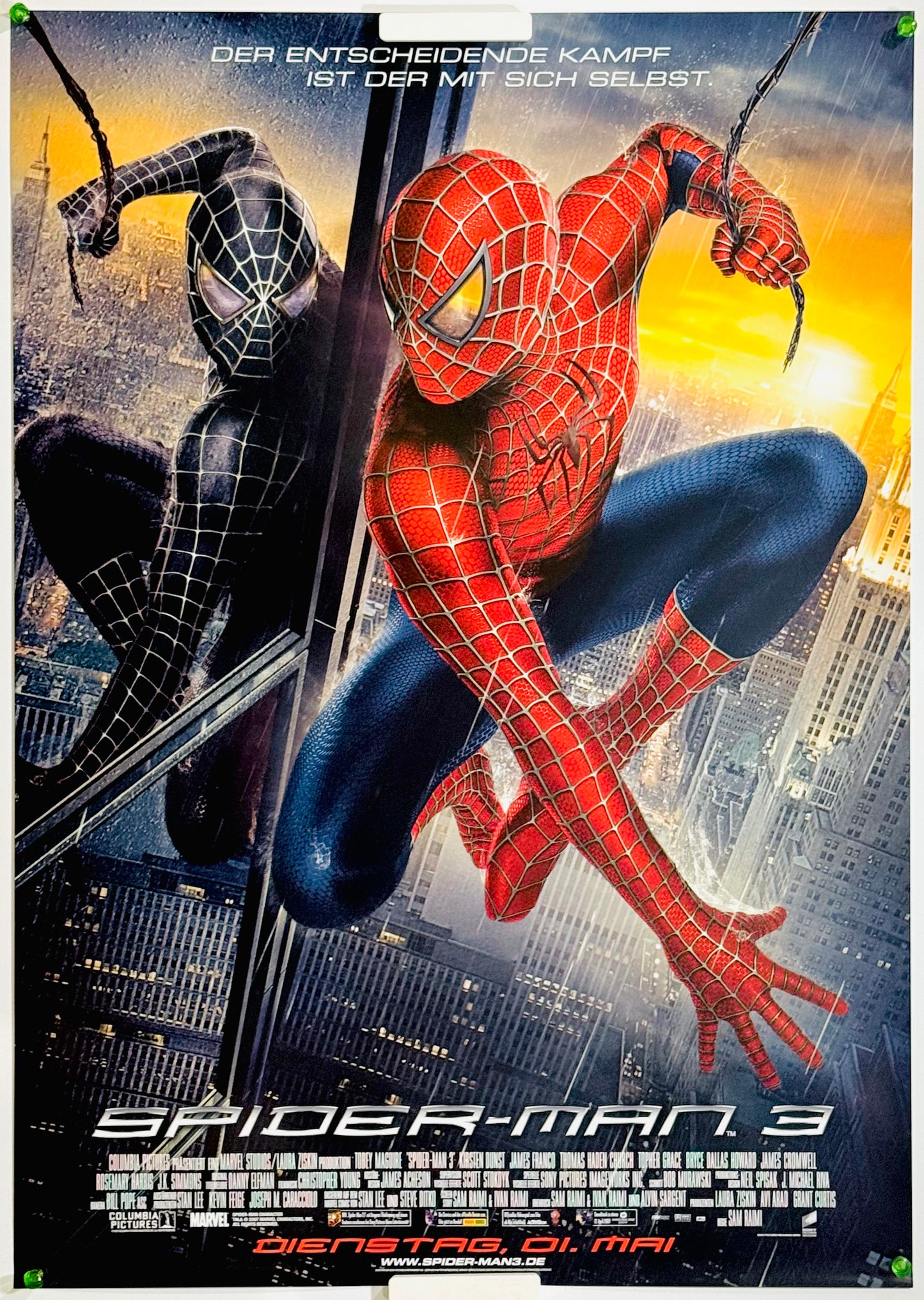 『スパイダーマン3』 映画 ポスター ドイツ オリジナル [4625]