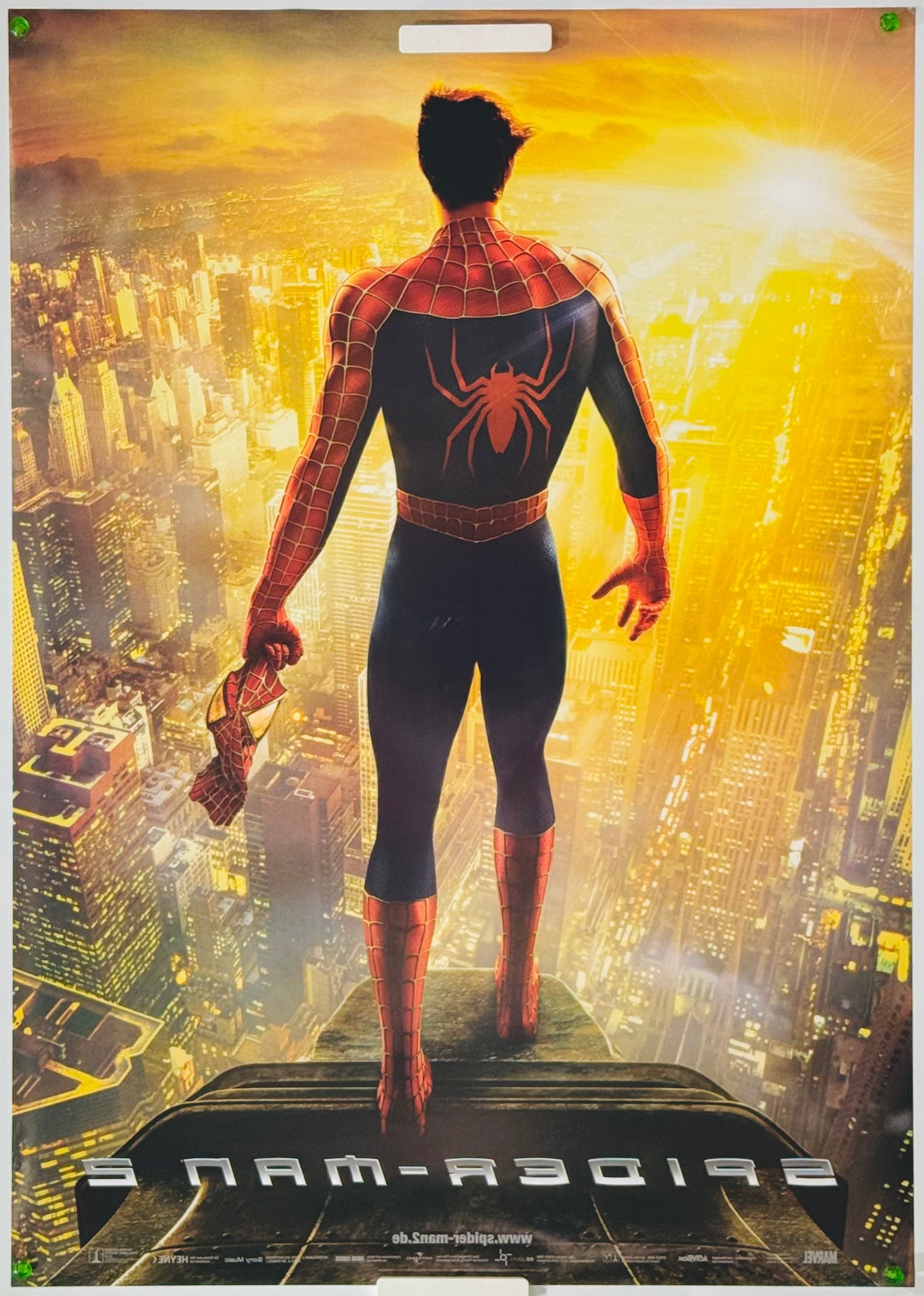 『スパイダーマン2』 映画 ポスター ドイツ オリジナル [4626]