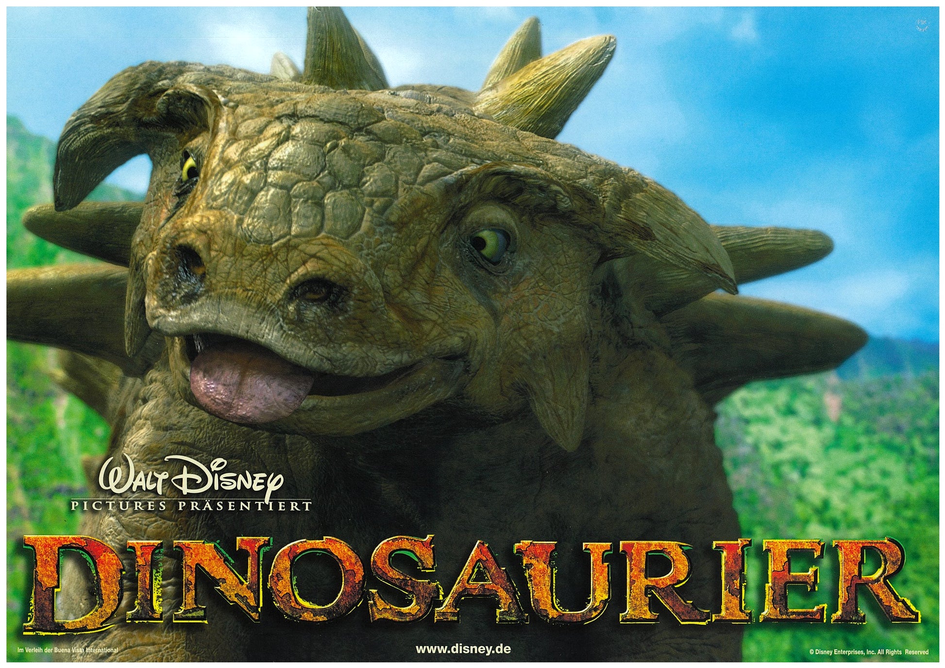 『ダイナソー』 映画 ロビーカード ドイツ オリジナル [4653]