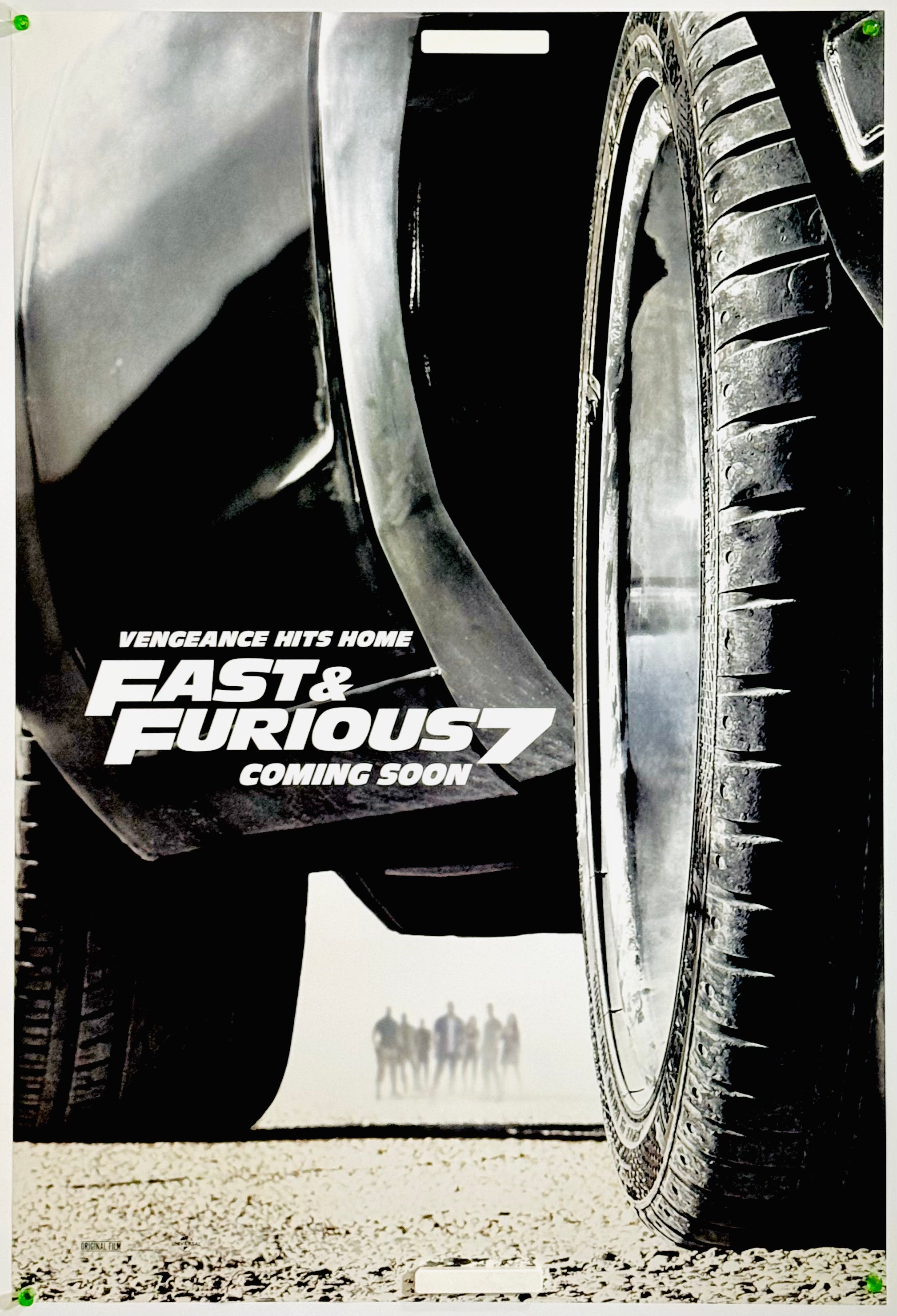 *非売品*ワイルドスピード ドウェインジョンソン オリジナル映画ポスター 非売品*ワイルドスピード ドウェインジョンソン オリジナル映画