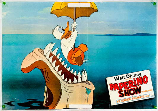 『ウォルト・ディズニー Walt Disney Donald Duck and his Companions』 映画 ポスター イタリア オリジナル [4765]