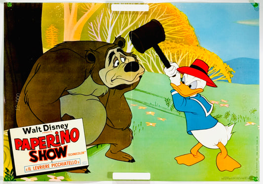 『ウォルト・ディズニー Walt Disney Donald Duck and his Companions』 映画 ポスター イタリア オリジナル [4766]