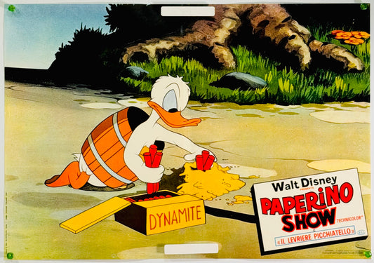 『ウォルト・ディズニー Walt Disney Donald Duck and his Companions』 映画 ポスター イタリア オリジナル [4767]