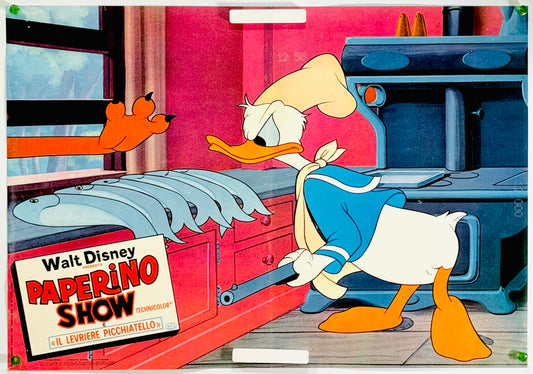 『ウォルト・ディズニー Walt Disney Donald Duck and his Companions』 映画 ポスター イタリア オリジナル [4768]