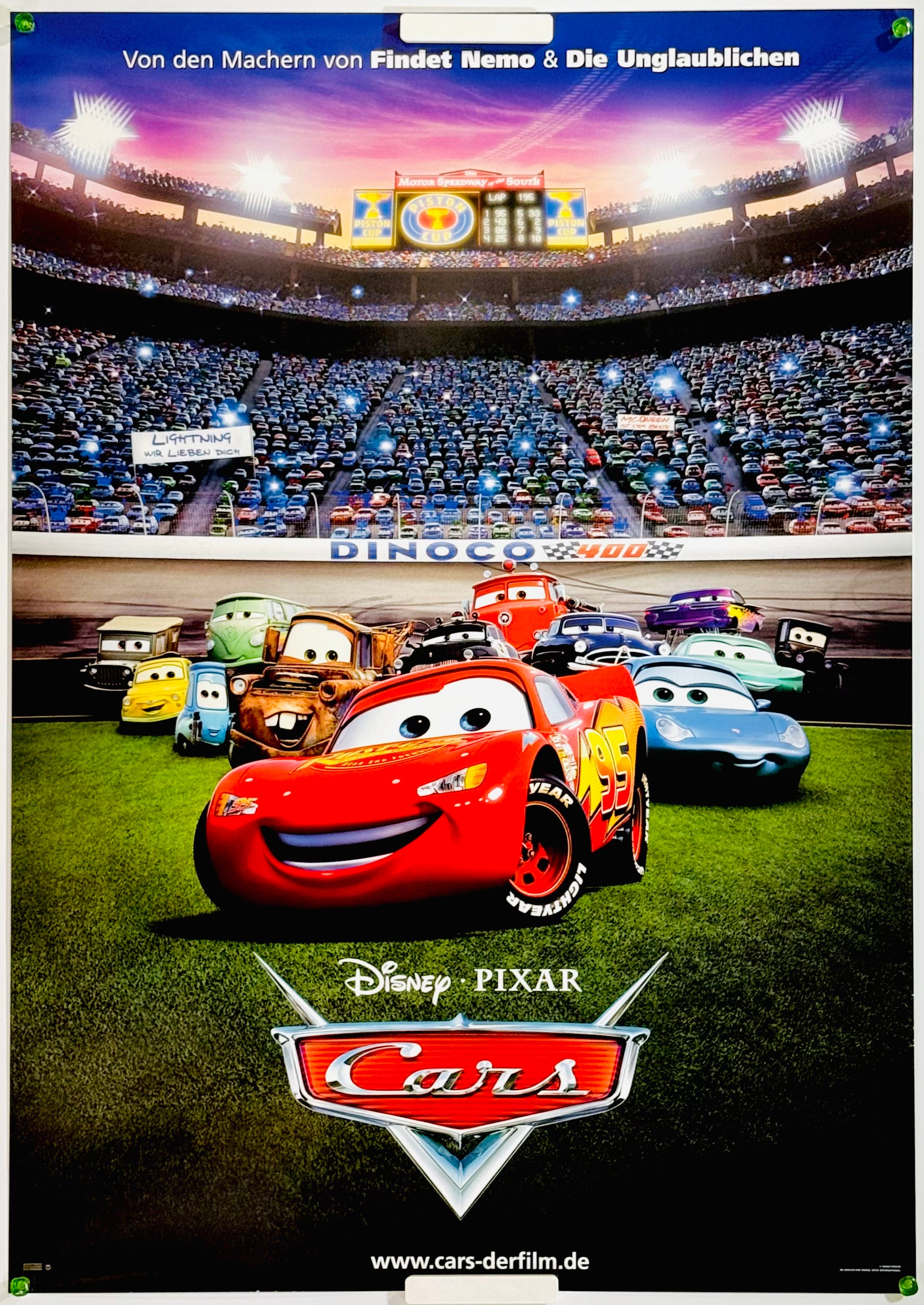 ピクサーカーズ　シネマポスター　 カーズ』 海外アニメ ドイツ - 海外版映画ポスター専門店 - – Fine