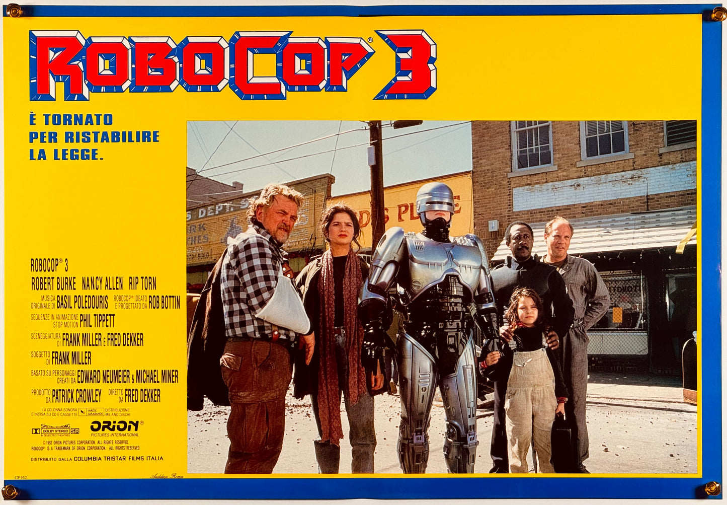 『ロボコップ3』 映画 ポスター イタリア オリジナル [478]
