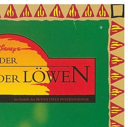 『ライオン・キング』 映画 ロビーカード ドイツ オリジナル [4799]_2