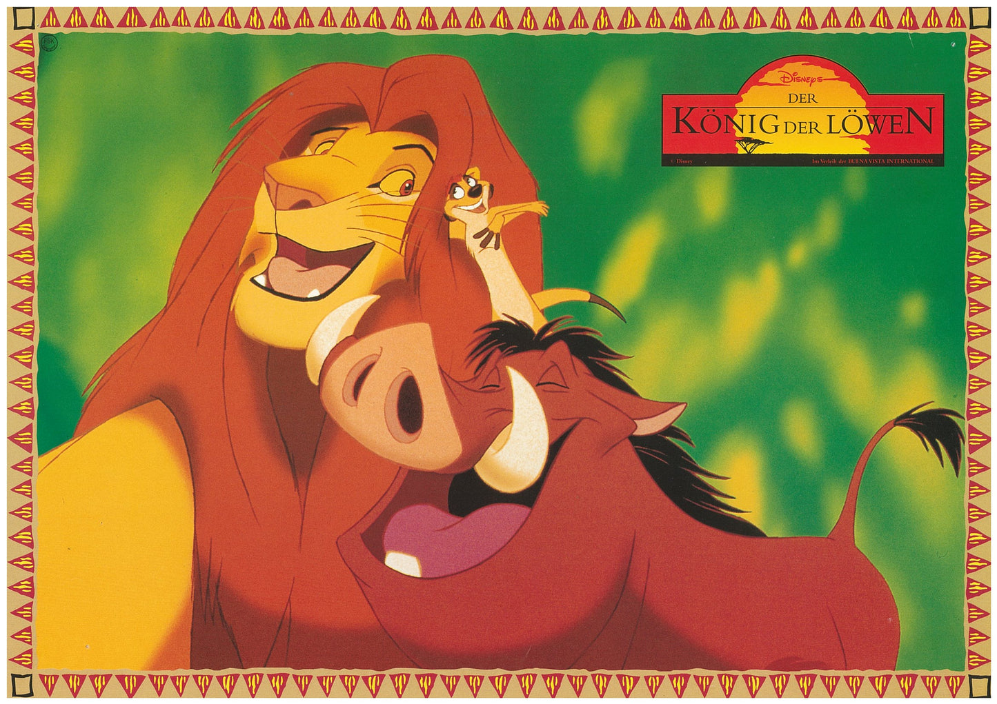 『ライオン・キング』 映画 ロビーカード ドイツ オリジナル [4799]_1