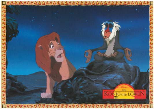 『ライオン・キング』 映画 ロビーカード ドイツ オリジナル [4800]