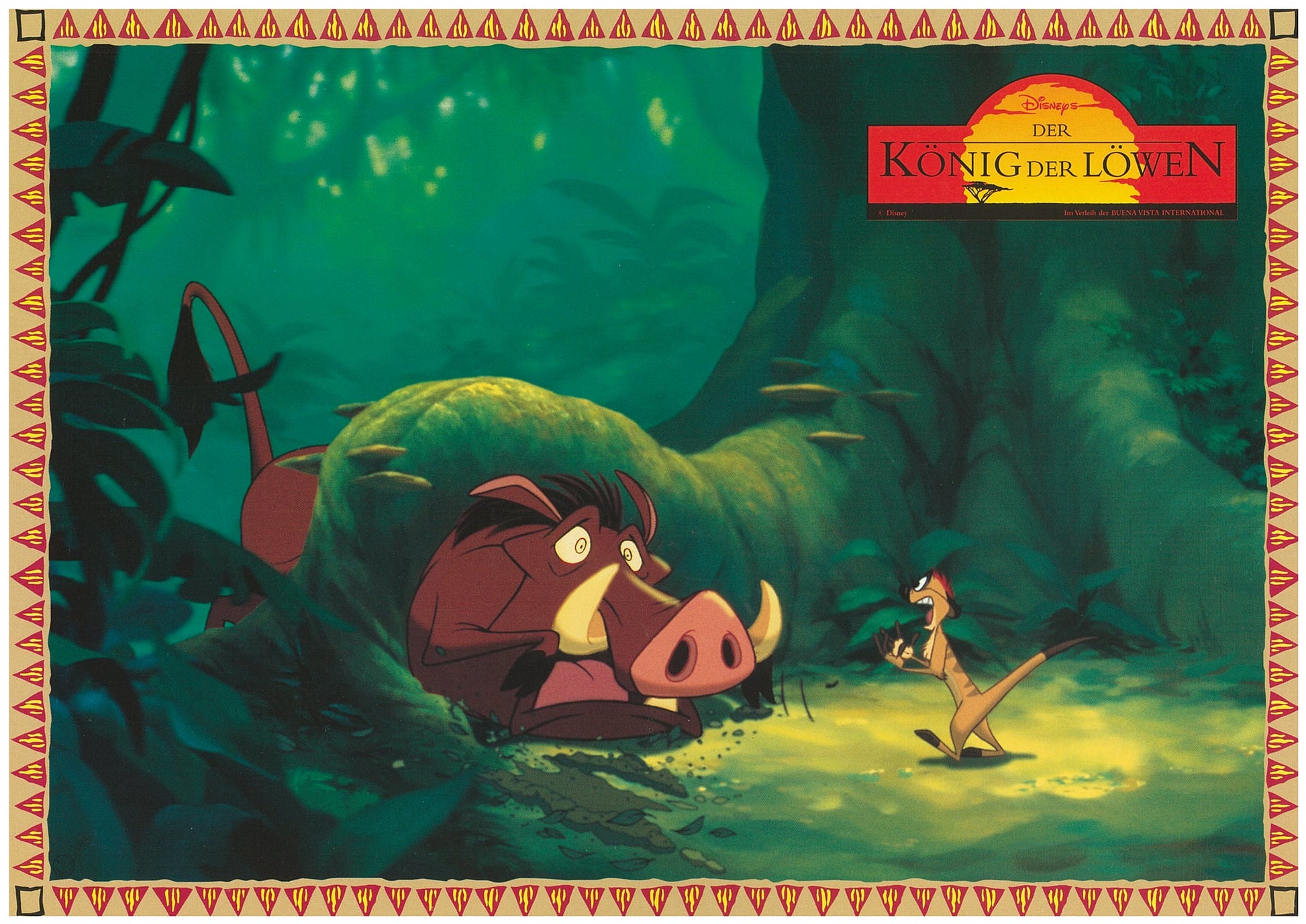『ライオン・キング』 映画 ロビーカード ドイツ オリジナル [4802]