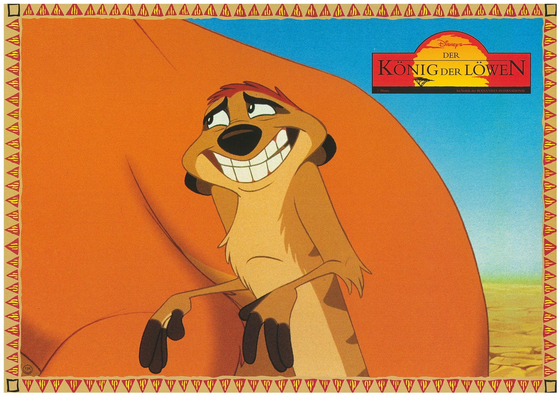 『ライオン・キング』 映画 ロビーカード ドイツ オリジナル [4806]
