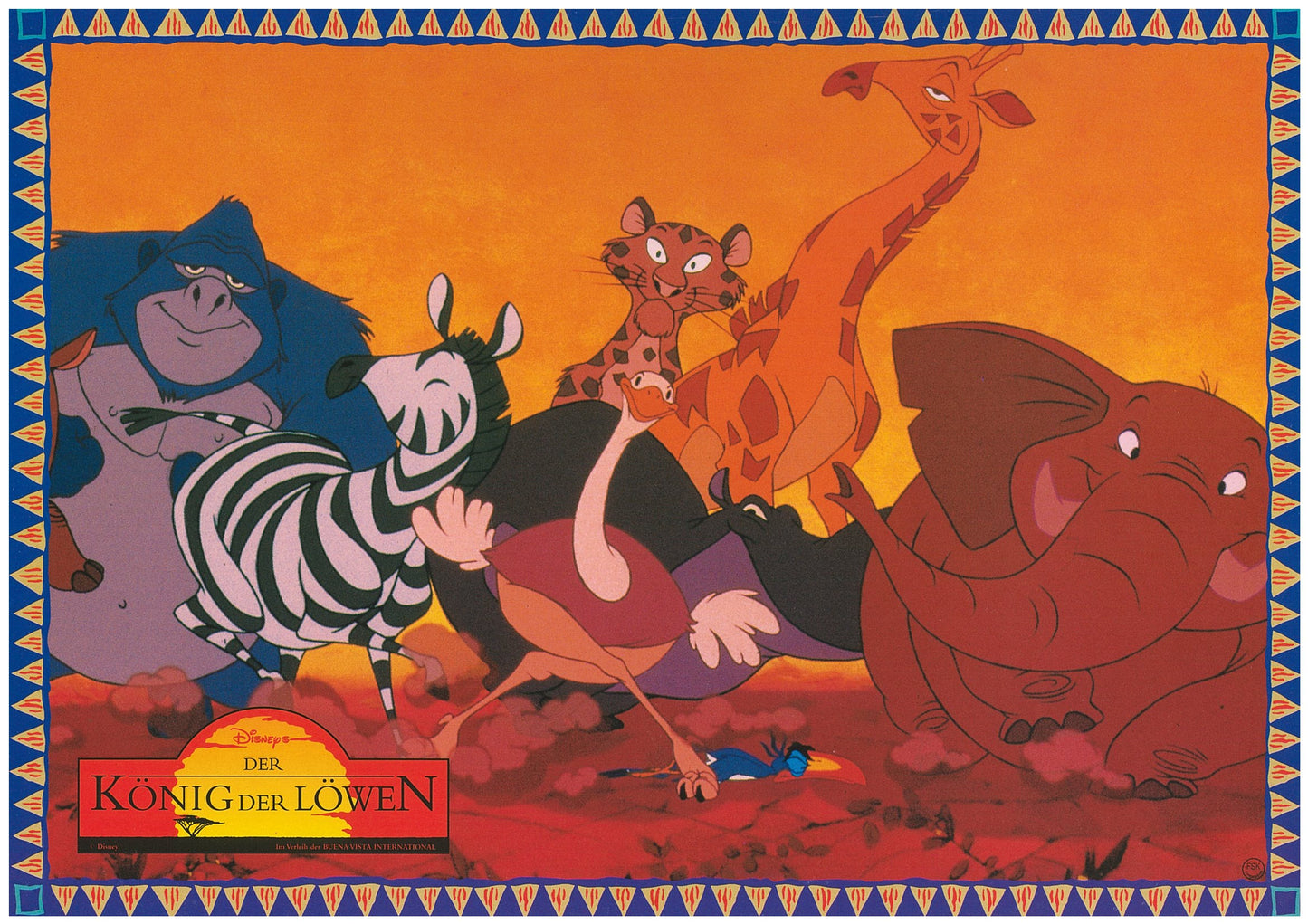 『ライオン・キング』 映画 ロビーカード ドイツ オリジナル [4807]