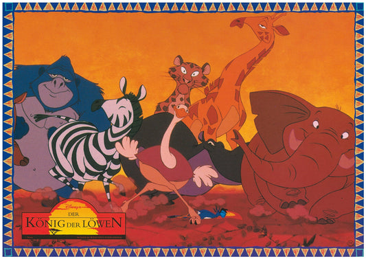 『ライオン・キング』 映画 ロビーカード ドイツ オリジナル [4807]
