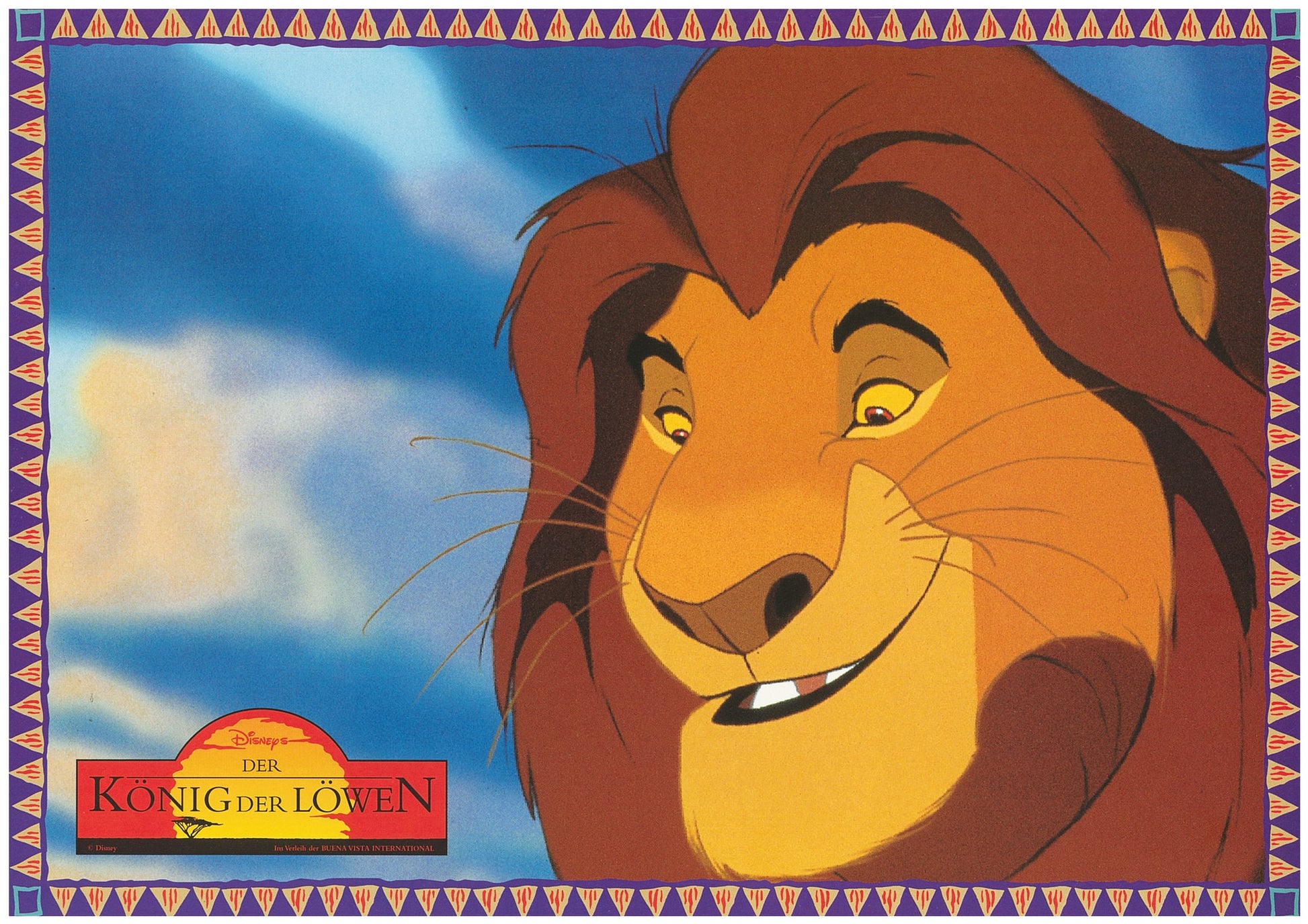 『ライオン・キング』 映画 ロビーカード ドイツ オリジナル [4809]