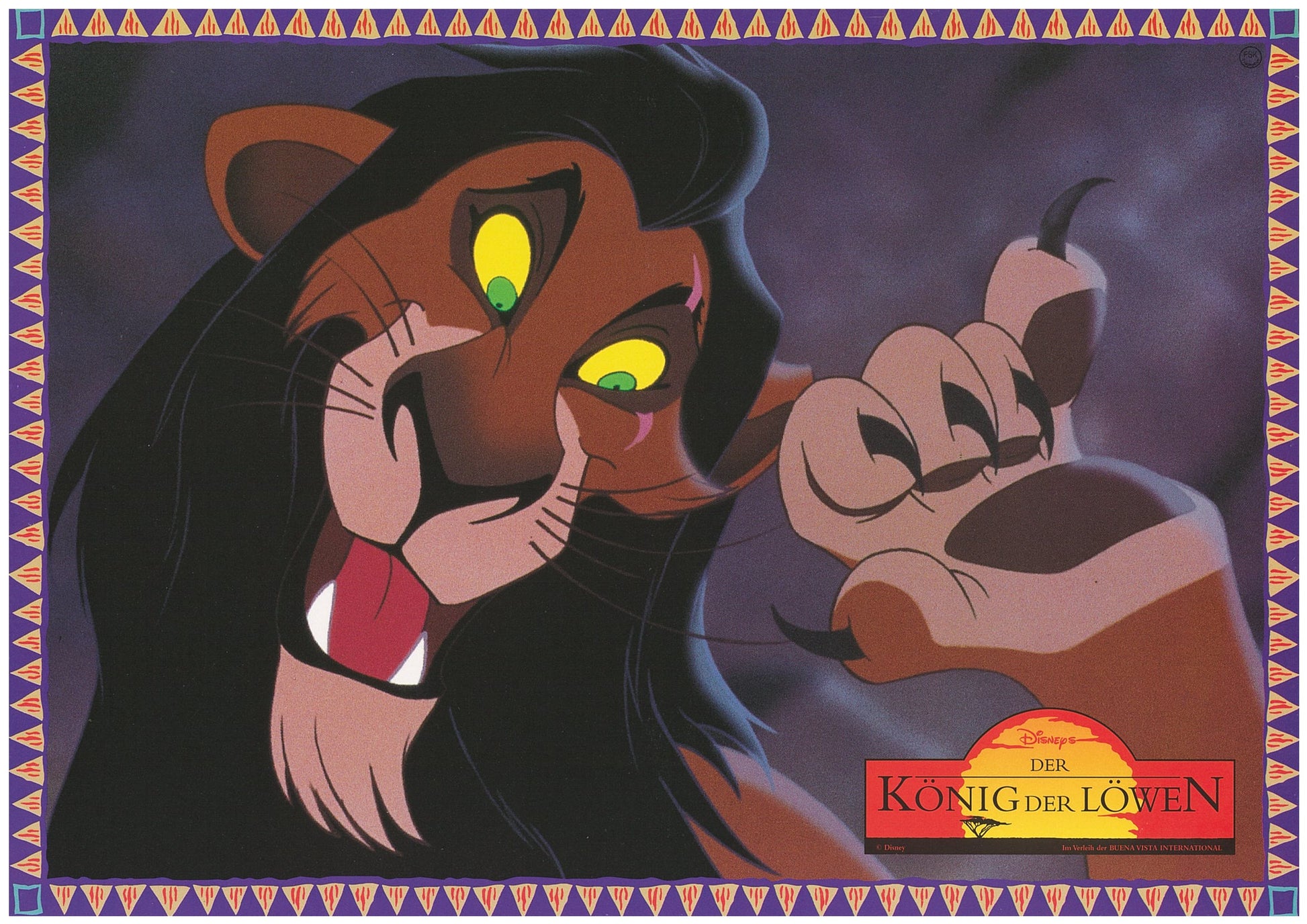 『ライオン・キング』 映画 ロビーカード ドイツ オリジナル [4810]