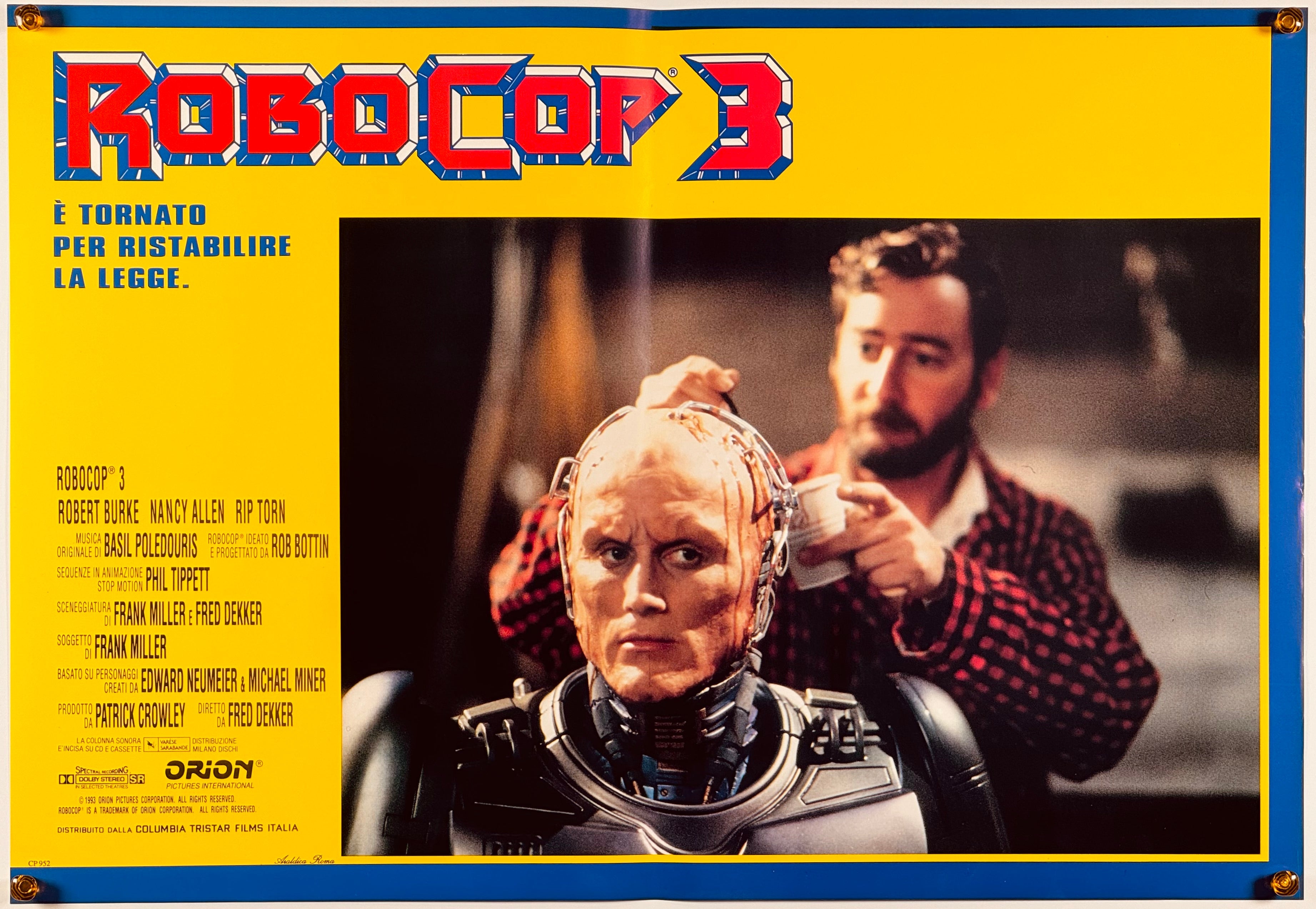 ロボコップ3』 洋画 イタリア - 海外版映画ポスター専門店 - – Fine