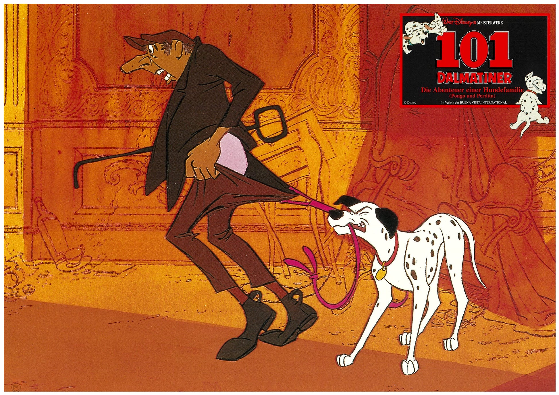 『101匹わんちゃん』 映画 ロビーカード ドイツ オリジナル [4824]