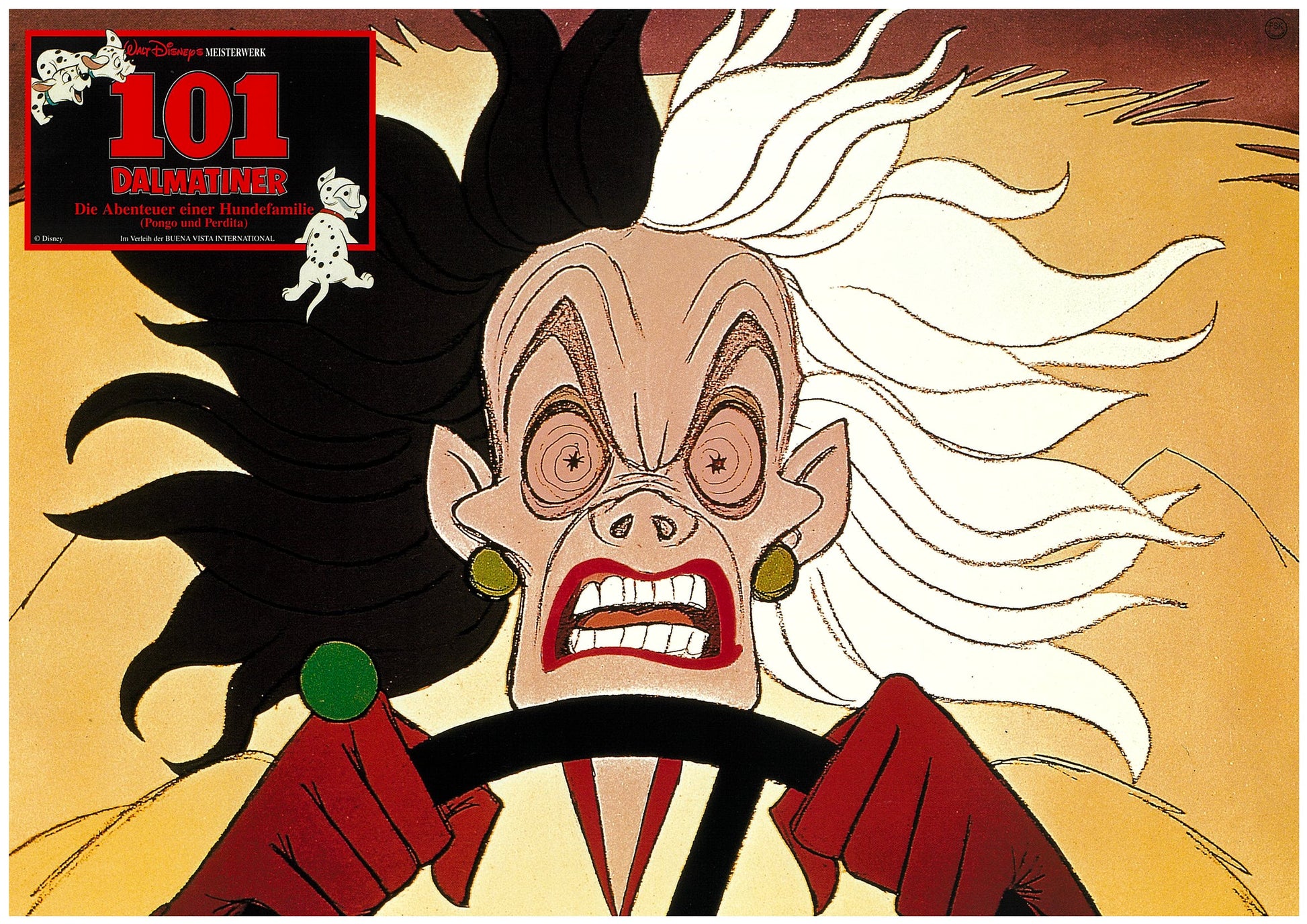 『101匹わんちゃん』 映画 ロビーカード ドイツ オリジナル [4826]