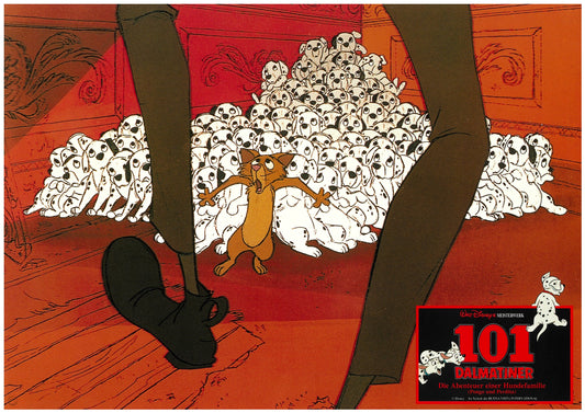 『101匹わんちゃん』 映画 ロビーカード ドイツ オリジナル [4827]