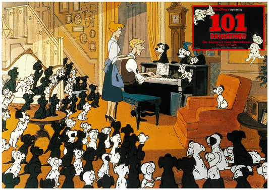 『101匹わんちゃん』 映画 ロビーカード ドイツ オリジナル [4830]