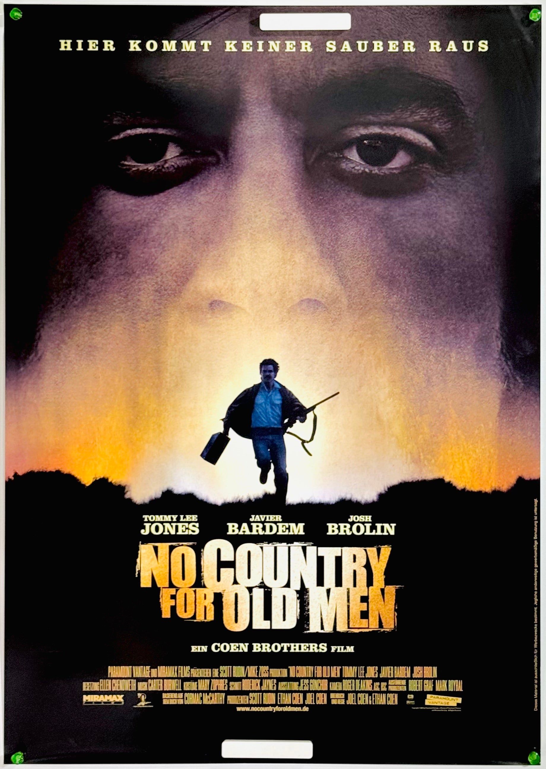 『ノーカントリー』 映画 ポスター ドイツ オリジナル [4844]